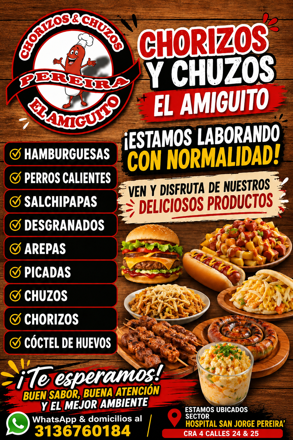 Comidas rapidas el amiguito pereira