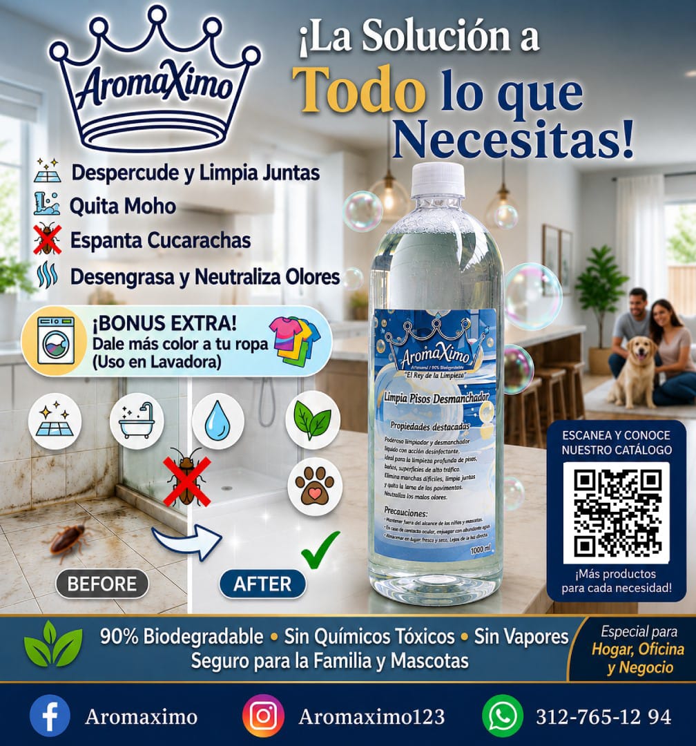 Aromaximo el rey de la limpieza